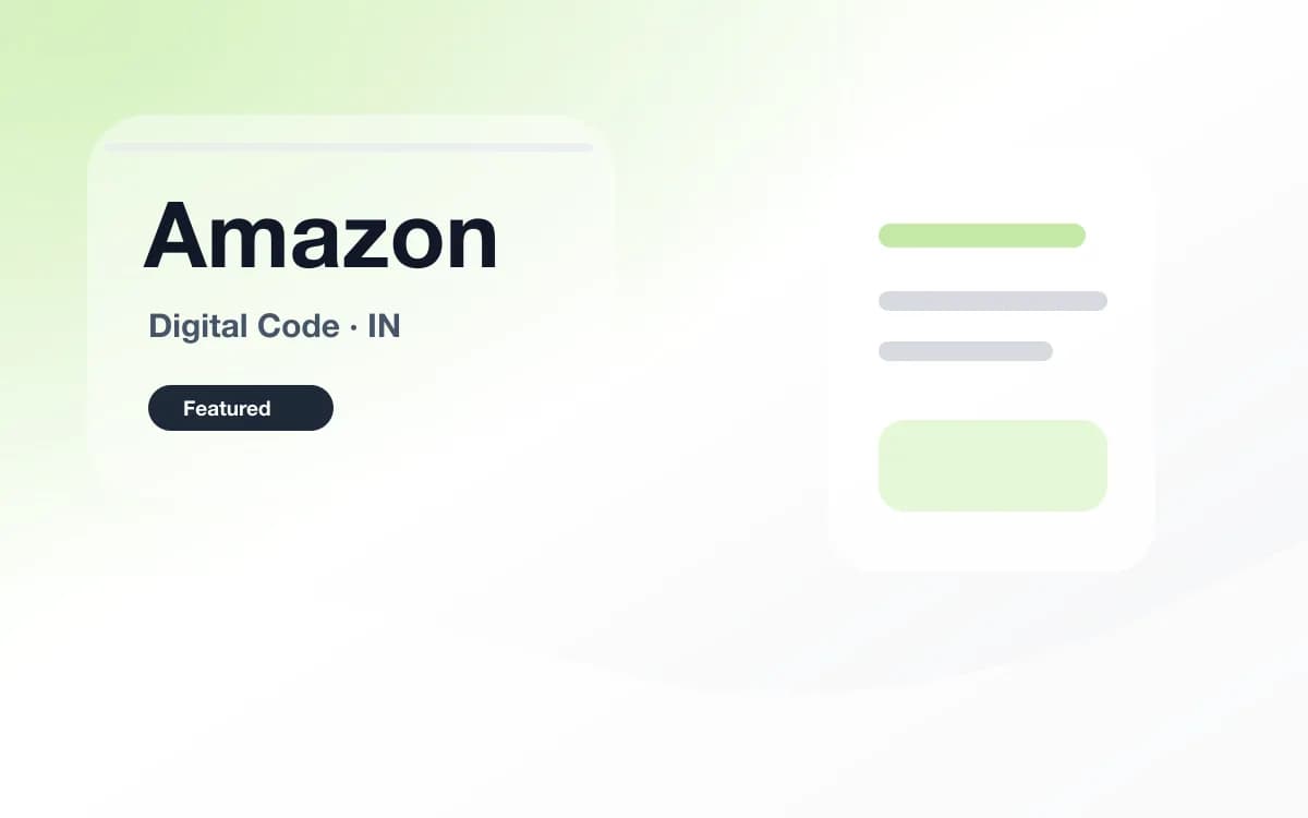Amazon 电子兑换码（印度） 封面