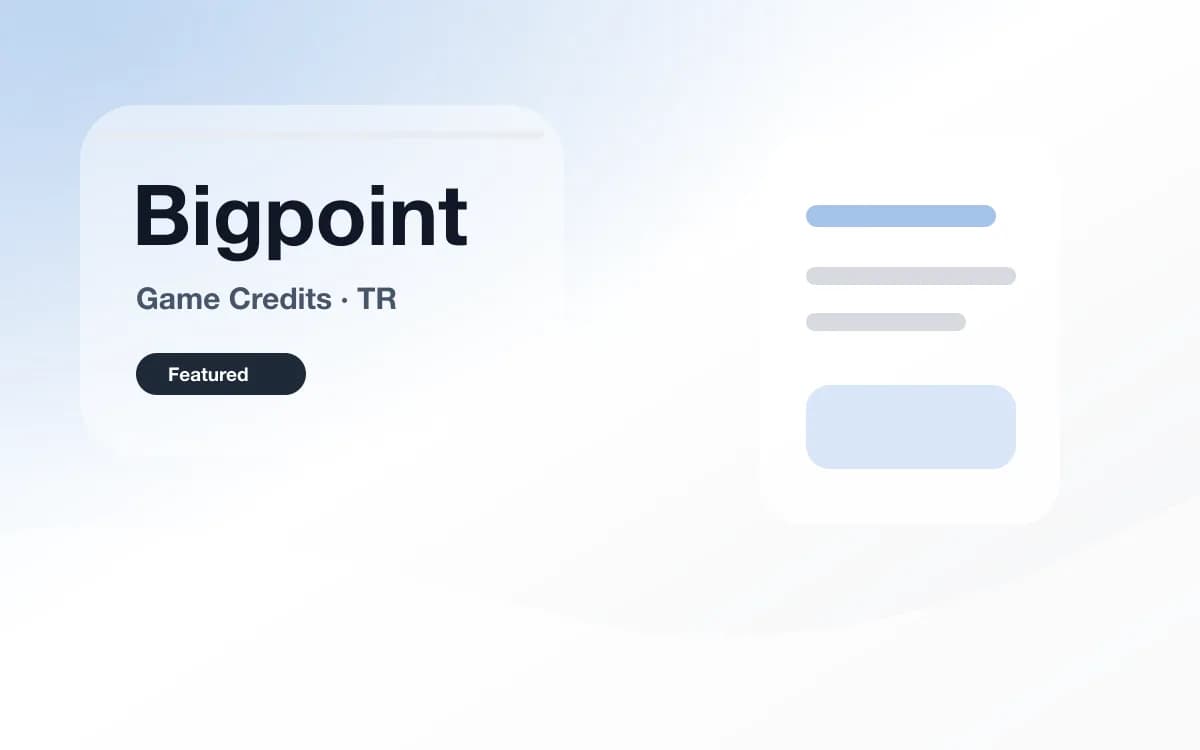 Bigpoint 点券（土耳其） 封面