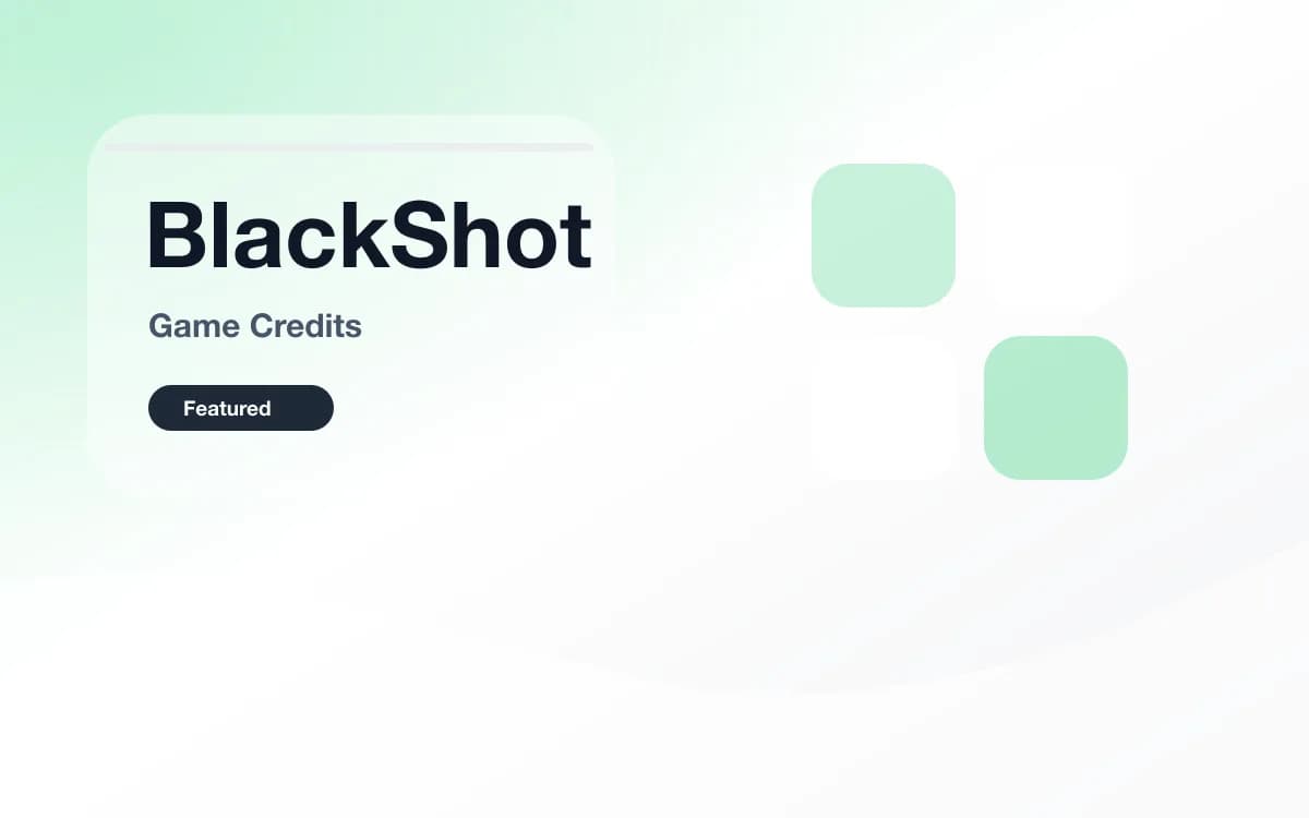 BlackShot 点券 封面