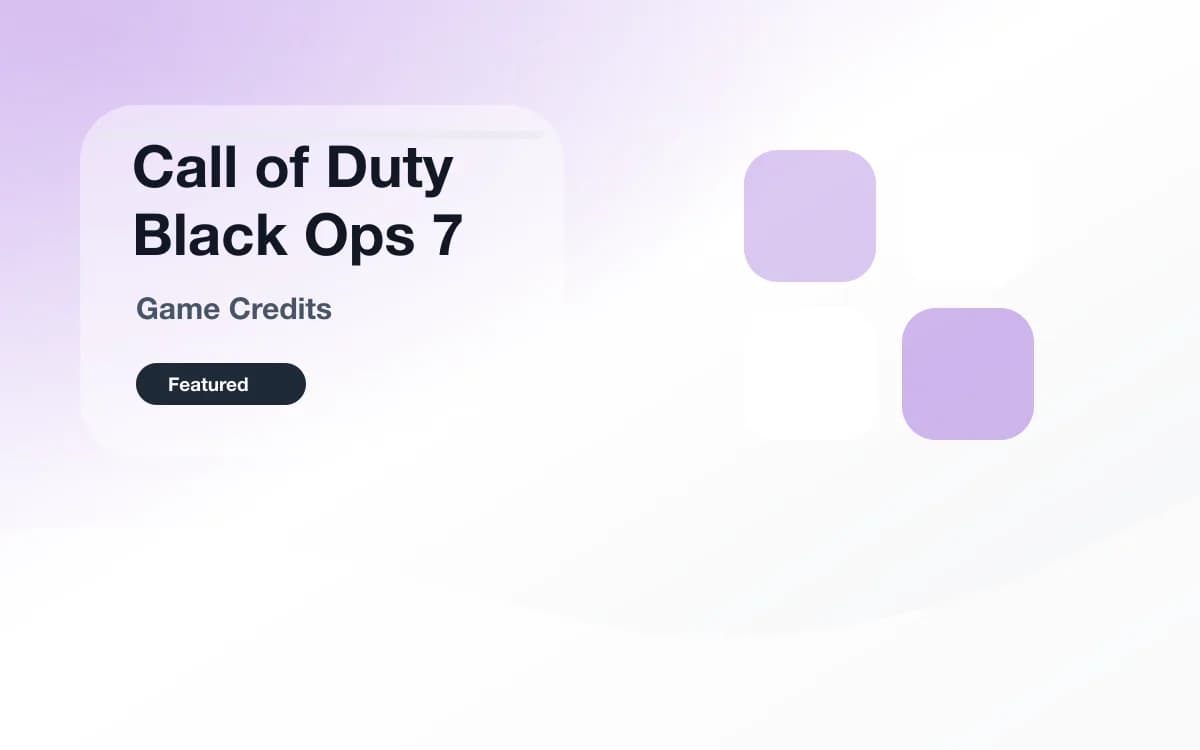 Call of Duty Black Ops 7 点券 封面