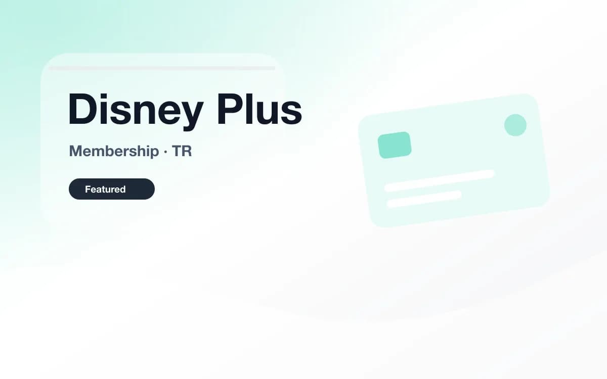 Disney Plus 会员（土耳其） 封面
