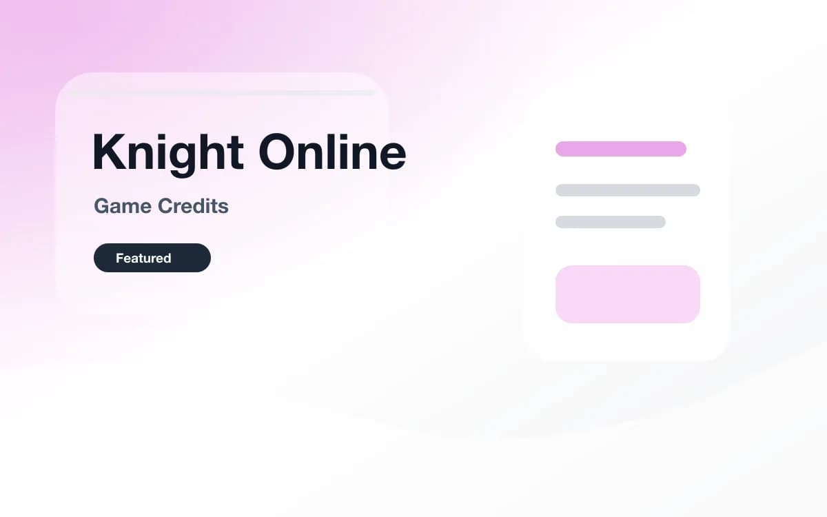 Knight Online 点券与会员 封面