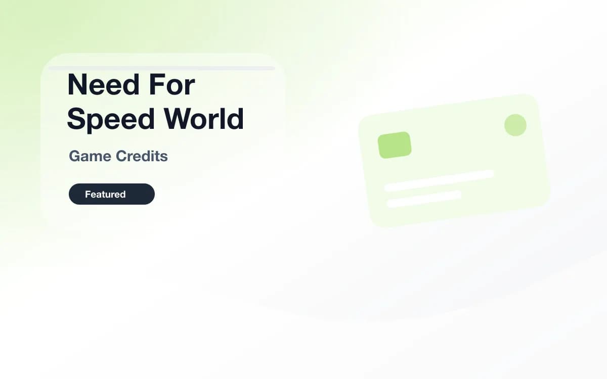 Need For Speed World 点券 封面