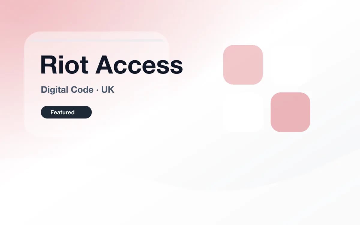 Riot Access 电子兑换码（英国） 封面