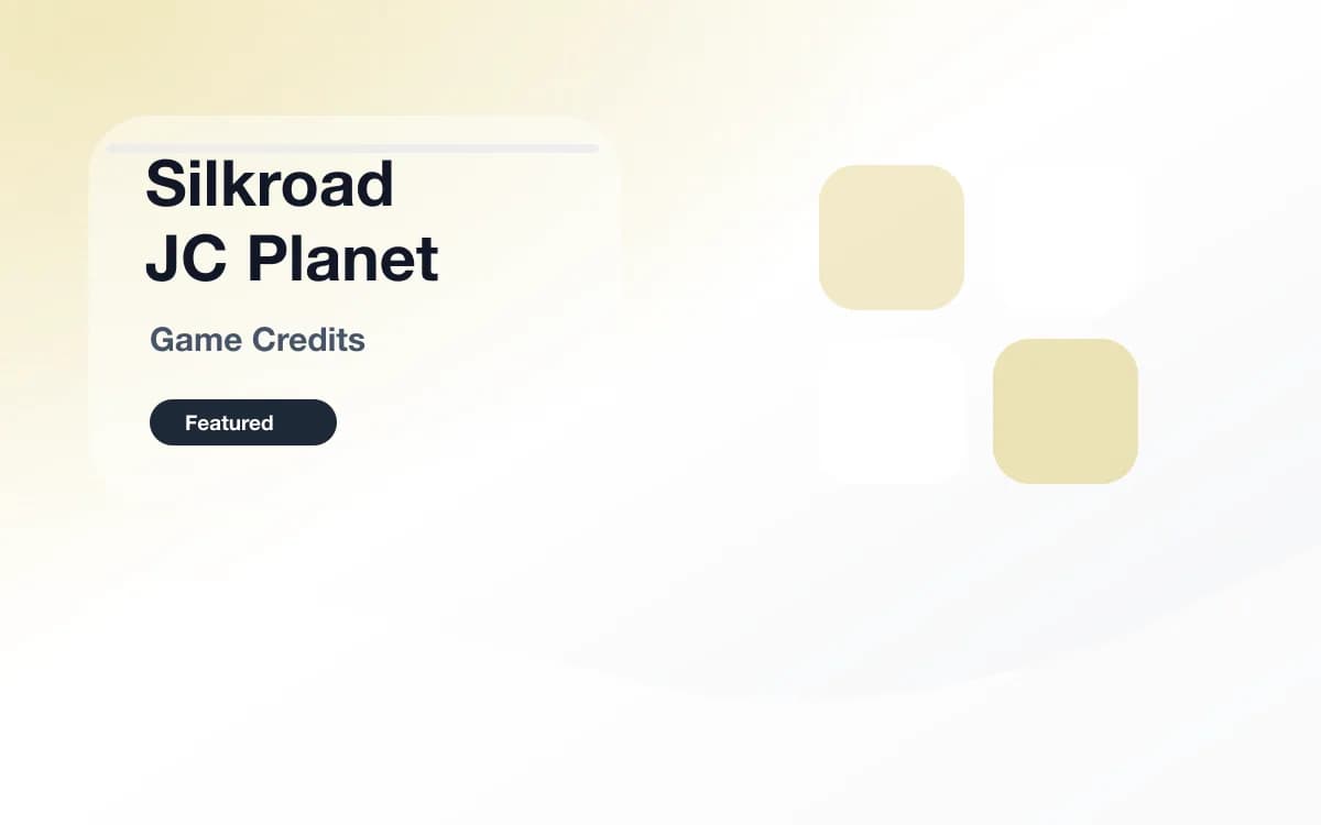 Silkroad JC Planet 点券 封面