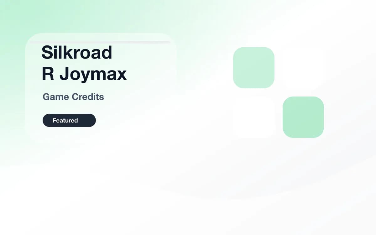 Silkroad R Joymax 点券 封面