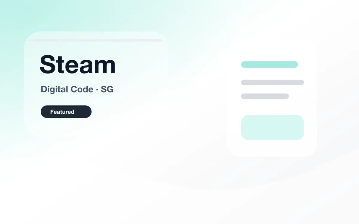 Steam 钱包充值卡（新加坡） 封面