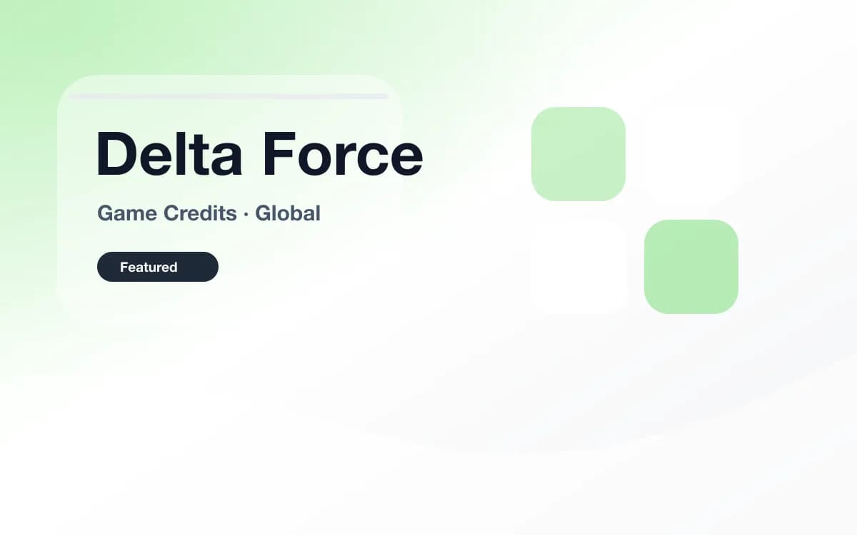 Delta Force 点券(全球) 封面