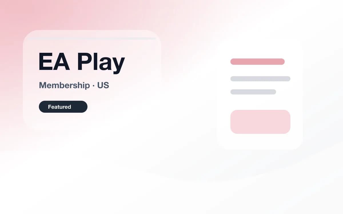 EA Play 会员(美国) 封面