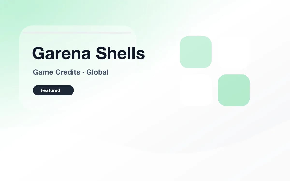Garena Shells 点券(全球) 封面