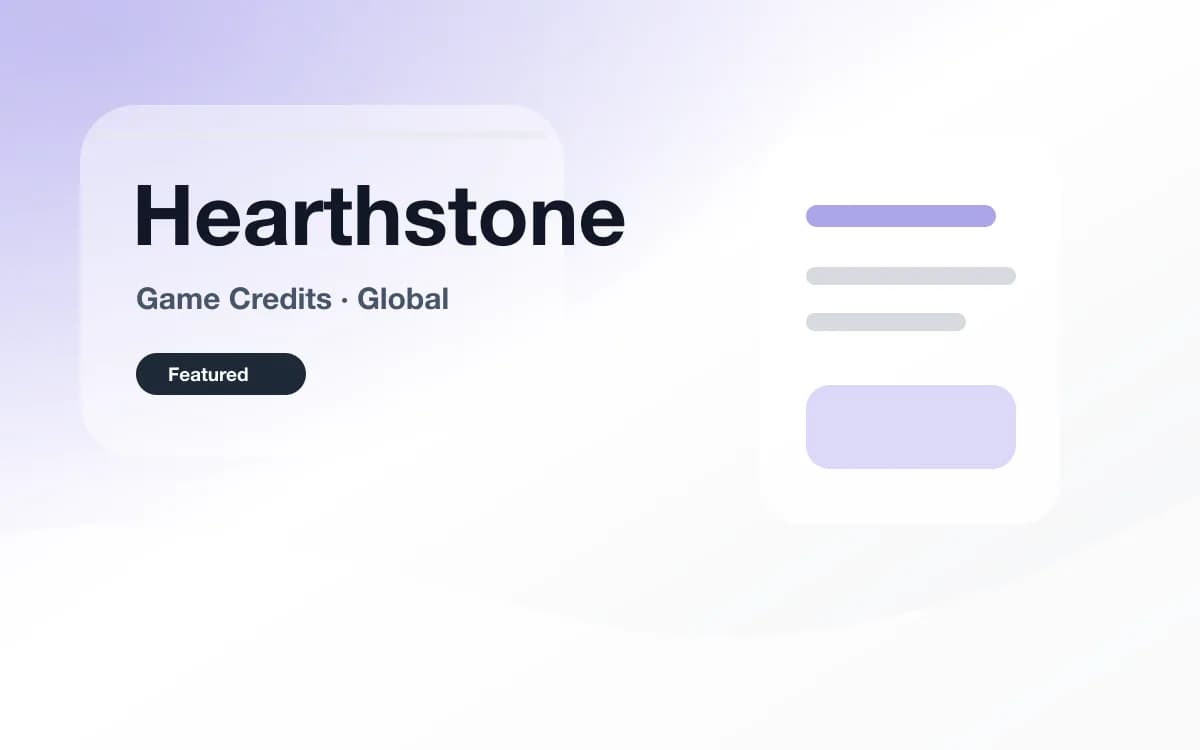 Hearthstone 游戏兑换码(全球) 封面