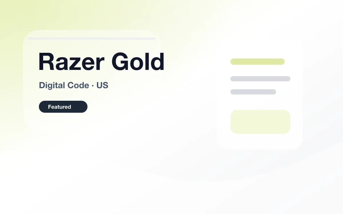 Razer Gold 电子兑换码(美国) 封面